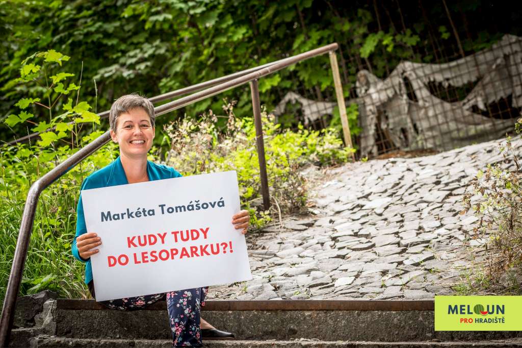 Markéta Tomášová: Kudy tudy do lesoparku?! & Estetičtější kontejnerové hnízdo. Foto: Lucie Velichová