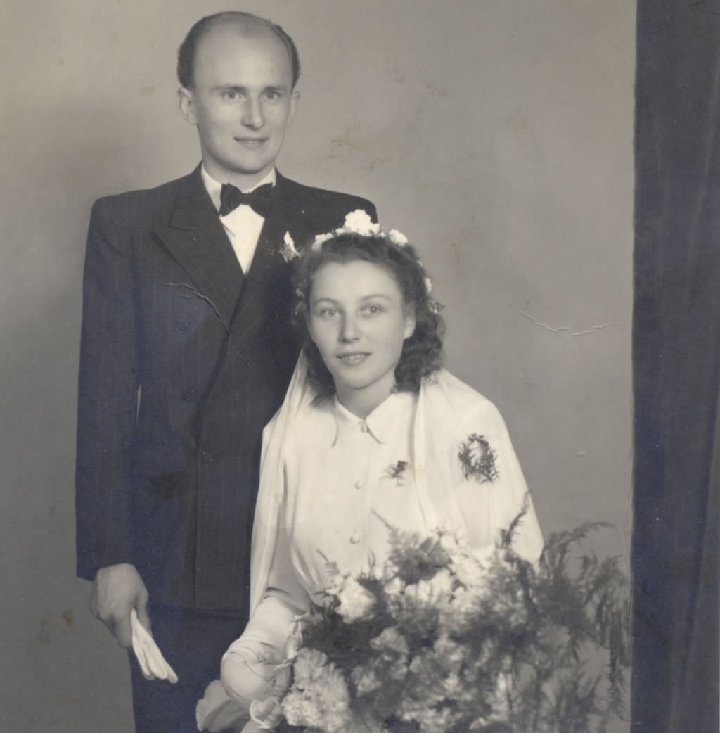 Svatba s Alenou, roz. Hovorkovou. Foto: rodinný archiv