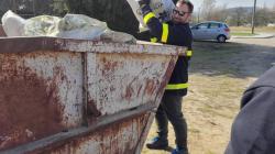 Dobrovolníci uklízeli Boseň, nasbírali přes dvě tuny odpadu. Foto: SDH Boseň