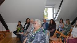 Poetický večer Pavly Bartkové a Jana Svetlana Majerčíka v Dolním Bousově. Foto: Zdeněk Plešinger