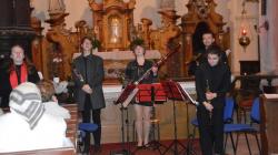 V neděli 16. listopadu 2022 byl uskutečněn koncert dechového kvinteta Inspiratio v kostele sv. Kateřiny v Dolním Bousově. Foto: Zdeněk Plešinger