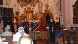 V neděli 16. listopadu 2022 byl uskutečněn koncert dechového kvinteta Inspiratio v kostele sv. Kateřiny v Dolním Bousově. Foto: Zdeněk Plešinger
