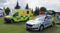 Na akci předváděly svou techniku hasiči, záchranná služba i policie. Foto: Petr Novák