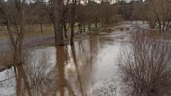 Jizera v Mnichově Hradišti 26. prosince 2023 v 11 hodin