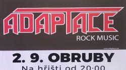 Večer bude následovat taneční zábava se skupinou ADAPTACE z Turnova od 20 hodin na místním tanečním parketu