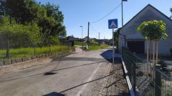 V Branžežské ulici v Kněžmostu vzniklo nové přechodové místo. Foto: obec Kněžmost