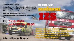 Den se složkami IZS na Braňce přinese ukázku zásahů, prohlídku techniky a program pro děti