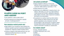 Spolek hledá dobrovolné asistenty na pobyty pro lidi s handicapem