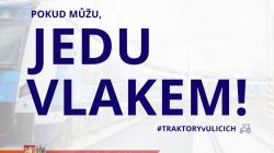 V pondělí jeďte do Prahy raději vlakem. Kvůli protestům zemědělců se očekává dopravní kolaps