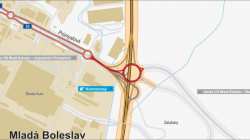 Budoucí podoba MÚK Kosmonosy na D10. Foto: ŘSD