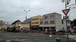 Mnichovo Hradiště, revitalizace náměstí, 21. 6. 2020. Foto: Petr Novák