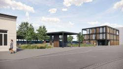 Vizualizace nové provozní budovy v Turnově. Foto: Správa železnic