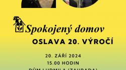 Václav Knop a Kamila Sedláková na oslavě 15. výročí Spokojeného domova 27. září 2019. Foto: Kateřina Musilová