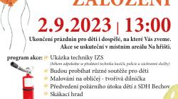 Dobrovolní hasiči v Obrubech pořádají k ukončení prázdnin odpoledne pro děti i dospělé s bohatým programem