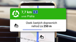 Aplikace Mapy.cz upozorní ve své navigaci na častá místa dopravních nehod