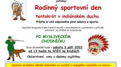 V Kruhách se chystá další ročník rodinného sportovního dne, tentokrát v indiánském duchu
