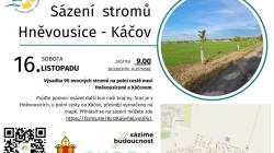 ČSOP Klenice opět sází stromky pro potomky. Zapojit se můžete v Hněvousicích a v Podolí