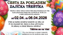Děti ve Žďáru opět čeká velikonoční vycházkový okruh. Tentokrát Cesta za pokladem Zajíčka Třeštíka