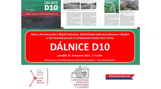 V mladoboleslavském archivu bude slavnostně představena kniha Jana Juřeny o historii dálnice D10