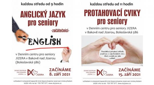 Denní centrum Jizera chystá od září pro seniory kurzy angličtiny i protahovací cviky