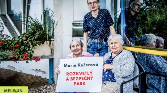 Marie Kučerová: Rozkvetlý a bezpečný park. Foto: Lucie Velichová