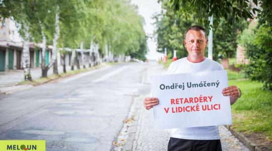 Ondřej Umáčený: Retardéry v Lidické ulici. Foto: Lucie Velichová