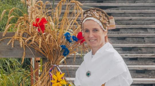 Vedoucí folklorního souboru Monika Čapková: V kroji jsem vyrostla. Foto: archiv Moniky Čapkové