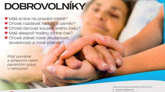 Oddělení následné péče v Mnichově Hradišti hledá dobrovolníky