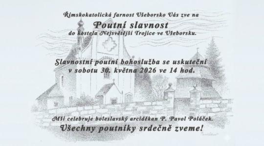 Ve Všeborsku se uskuteční poutní slavnost