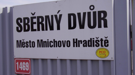 Ve čtvrtek dopoledne bude uzavřený sběrný dvůr. Foto: město Mnichovo Hradiště