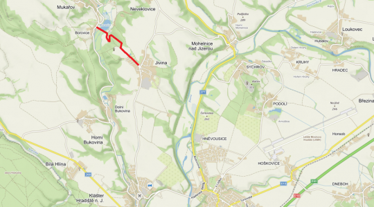 Silnice mezi obcemi Jivina a Borovice bude měsíc a půl uzavřená. Objížďka povede přes Klášter Hradiště nad Jizerou